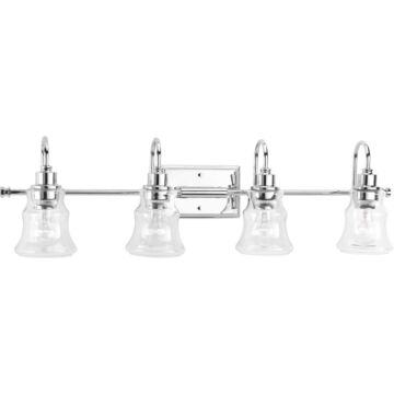 Litchfield 4-Light Bathroom Vanity Light in Polished Chrome