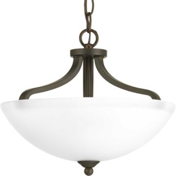 Laird 2-Light Flush Mount in Antique Bronze