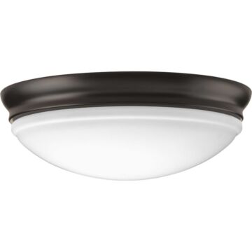 LED Flush - Dome 1-Light LED Flush Mount in Antique Bronze