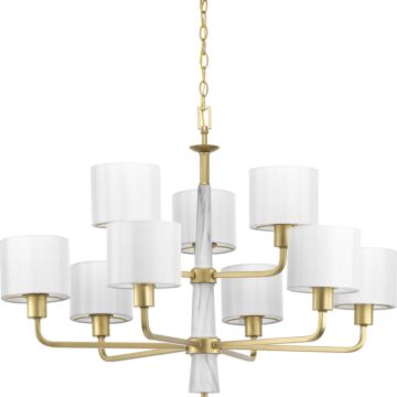 Palacio 9-Light Chandelier in Vintage Gold