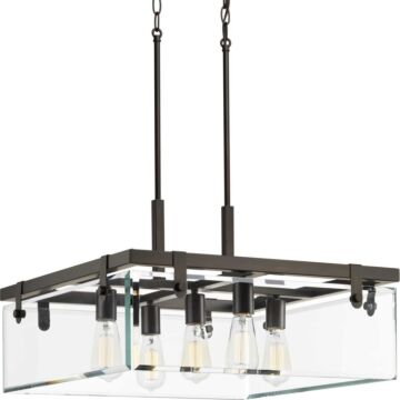Glayse 5-Light Pendant in Antique Bronze