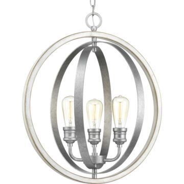 Conestee 3-Light Pendant in Galvanized Finish