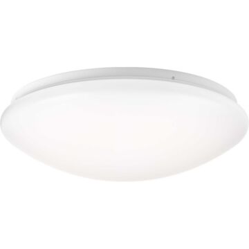 LED Drums And Clouds 1-Light LED Flush Mount in White