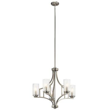Vara Five Light Chandelier in Brushed Nickel by Kichler