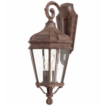 Harrison Two Light Wall Mount in Vintage Rust by Minka Lavery