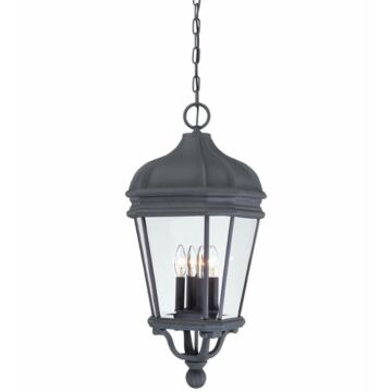 Harrison Four Light Chain Hung in Coal by Minka Lavery