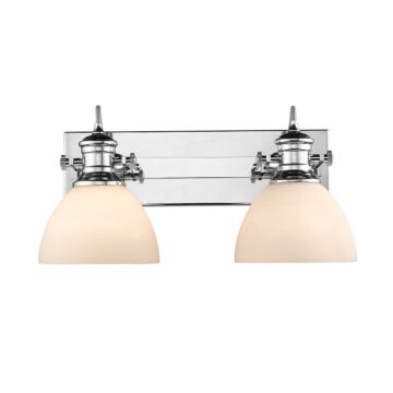 Hines  Bathroom Vanity Light in Chrome by Golden Lighting