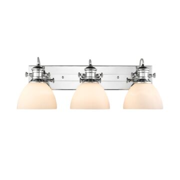 Hines  Bathroom Vanity Light in Chrome by Golden Lighting