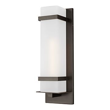 Generation Lighting Alban Outdoor Wall Light in Antique Bronze