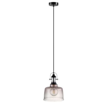 Gilwell One Light Pendant in Matte Black and Chrome by Eglo USA