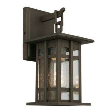 Arlington Creek One Light Outdoor Wall Mount in Matte Bronze by Eglo USA