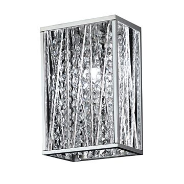Z-Lite Terra 1-Light Wall Sconce In Chrome