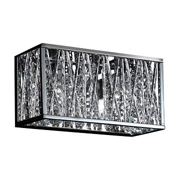 Z-Lite Terra 2-Light Bathroom Vanity Light In Chrome
