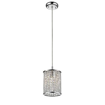 Z-Lite Terra 1-Light Mini Pendant Light In Chrome