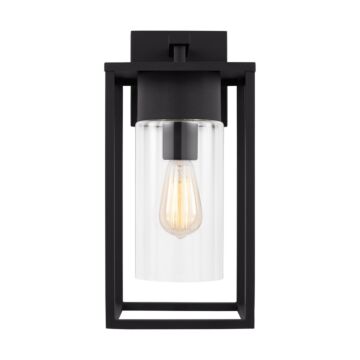 Vado One Light Outdoor Wall Lantern in Black by Visual Comfort Studio