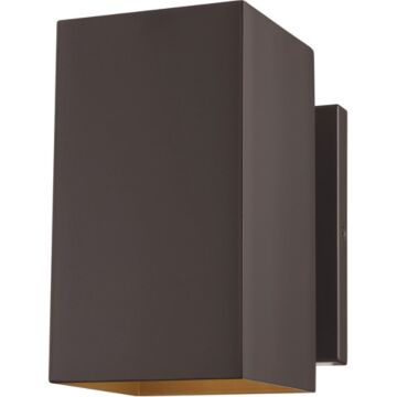 Pohl One Light Outdoor Wall Lantern in Bronze by Visual Comfort Studio