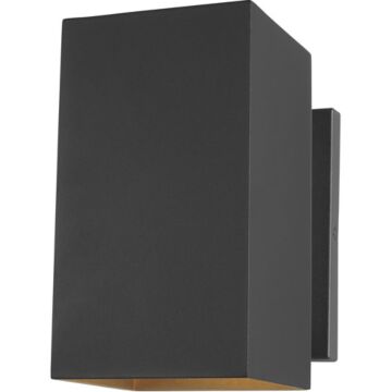 Pohl One Light Outdoor Wall Lantern in Black by Visual Comfort Studio