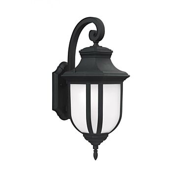 Sea Gull Childress 21 Inch Outdoor Wall Light in Black