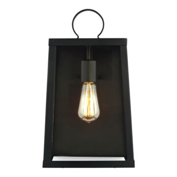 Marinus One Light Outdoor Wall Lantern in Black by Visual Comfort Studio