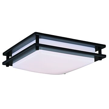 Horizon 1-Light LED Flush Mount in Oil Burnished Bronze
