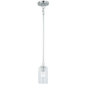 Addison 1-Light Mini Pendant in Satin Nickel