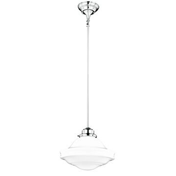 Huntley 1-Light Pendant in Satin Nickel