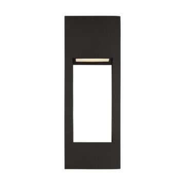 Testa LED Outdoor Wall Lantern in Black by Visual Comfort Studio