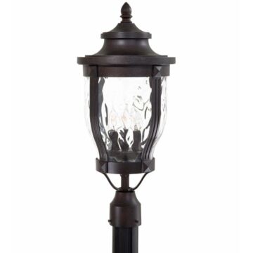 Merrimack Three Light Post Mount in Corona Bronze by Minka Lavery