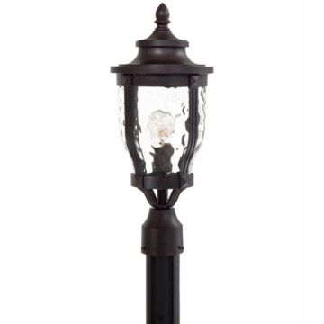 Merrimack One Light Post Mount in Corona Bronze by Minka Lavery