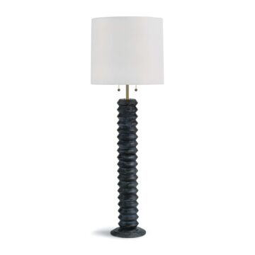 Accordion  Floor Lamp in Ebony by Regina Andrew Detroit