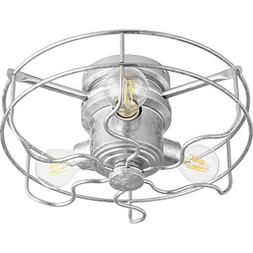 Windmill LED Fan Light Kit in Galvanized by Quorum International
