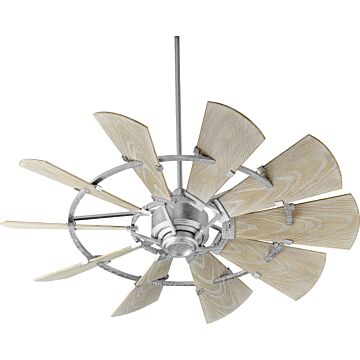 Windmill 52"Patio Fan in Galvanized by Quorum International