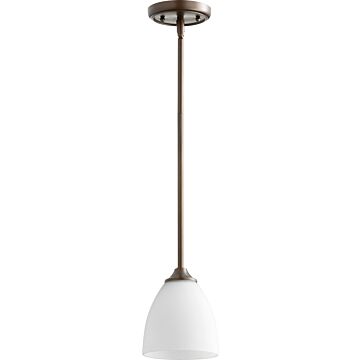 Jardin One Light Pendant in Oiled Bronze by Quorum International