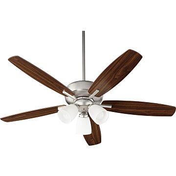 Breeze 52"Ceiling Fan in Satin Nickel by Quorum International