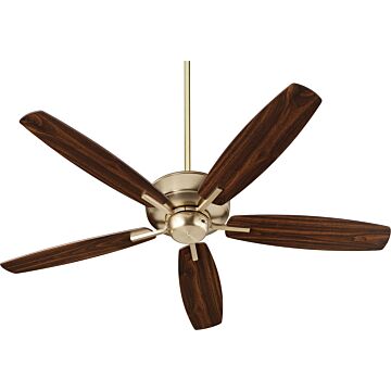Breeze 52"Ceiling Fan in Aged Brass by Quorum International