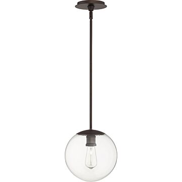 Globe Pendants One Light Pendant in Oiled Bronze by Quorum International