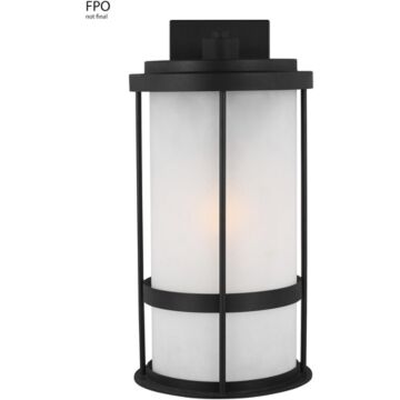 Generation Lighting Wilburn Outdoor Wall Light in Black