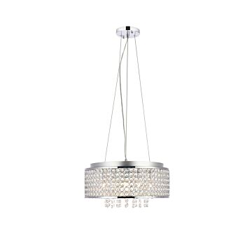 Amelie 6-Light Pendant in Chrome