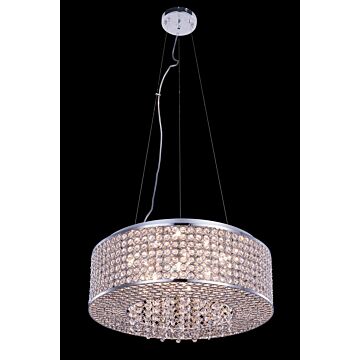 Amelie 8-Light Pendant in Chrome