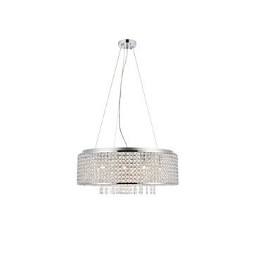 Amelie 10-Light Pendant in Chrome