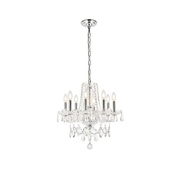 Princeton 8-Light Chandelier in Chrome