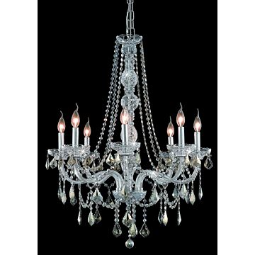 Verona 8-Light Chandelier in Chrome