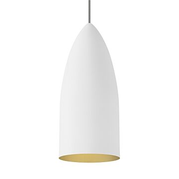 Signal One Light Pendant in Satin Nickel by Visual Comfort Modern