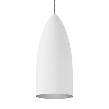 Signal One Light Pendant in Satin Nickel by Visual Comfort Modern