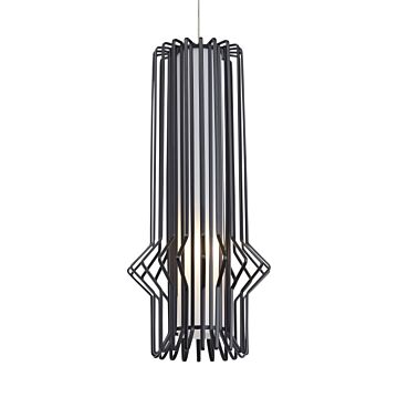 Syrma LED Pendant in Satin Nickel by Visual Comfort Modern