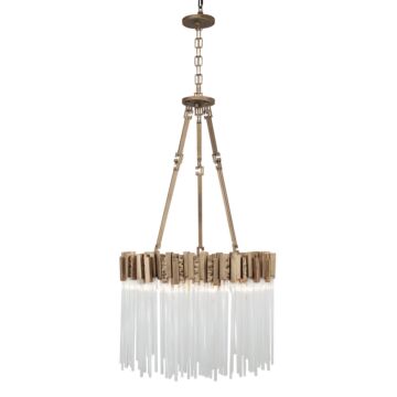 Matrix Six Light Pendant in Havana Gold by Varaluz