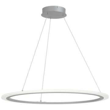 Discovery LED Pendant in Silver by George Kovacs