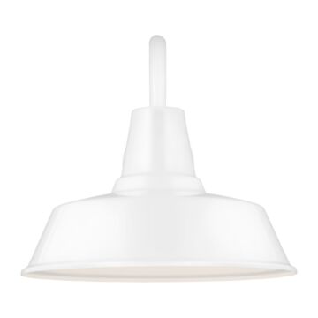 Barn Light One Light Outdoor Wall Lantern in White by Visual Comfort Studio