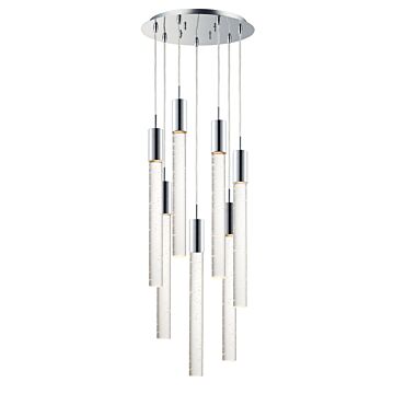 Big Fizz LED Pendant in Polished Chrome by ET2