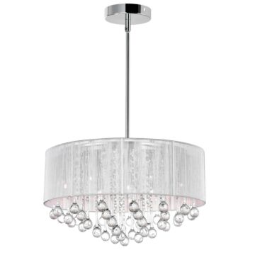 Water Drop Nine Light Chandelier in Chrome by CWI Lighting